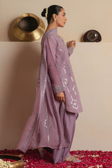 AMETHYST SHIMMER -3PC (SHIRT, TROUSER & DUPATTA)