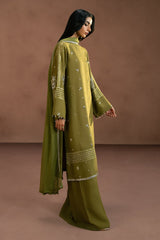 BLINGY LIME-3PC (SHIRT, TROUSER & DUPATTA)