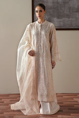 LUNAR IVORY -4PC SILK EMBROIDERED SUIT