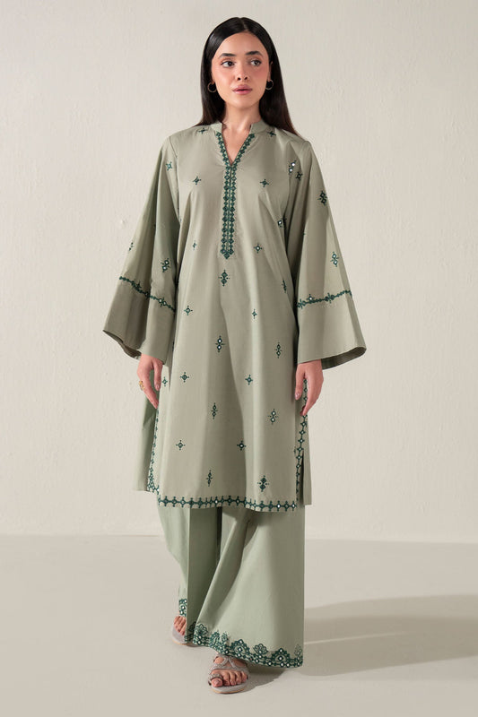 CYMBIDIUM ORCHID  -2PC (SHIRT & TROUSER)