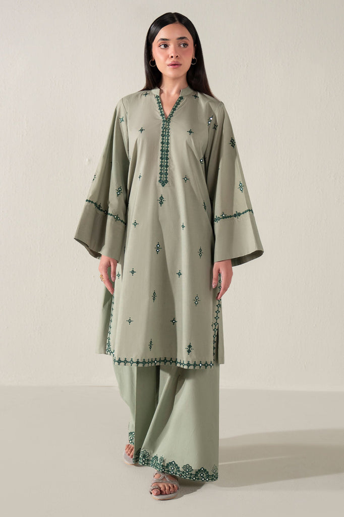 CYMBIDIUM ORCHID  -2PC (SHIRT & TROUSER)