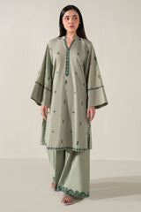 CYMBIDIUM ORCHID  -2PC (SHIRT & TROUSER)