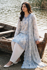 FLORAL OPULENCE-3 PIECE PRINTED LAWN SUIT