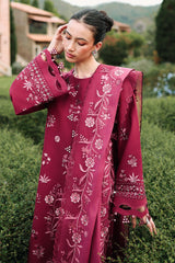 CRIMSON ROYALE-3PC EMBROIDERED LAWN SUIT