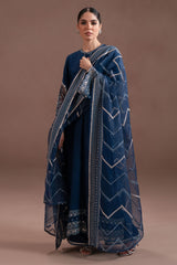 COBALT CHARM-3PC (SHIRT, TROUSER & DUPATTA)