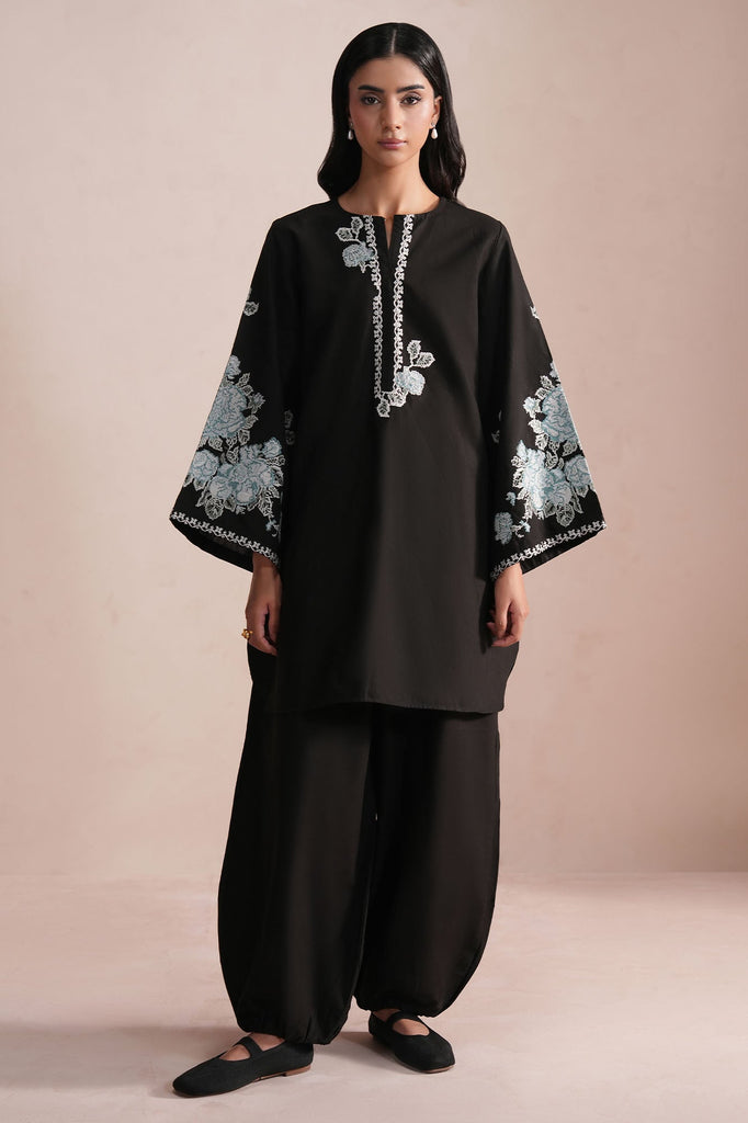 VELOUR NOIR-2PC (SHIRT & TROUSER)