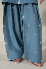 AURELIAN BLUE-2PC (SHIRT & SHALWAR)