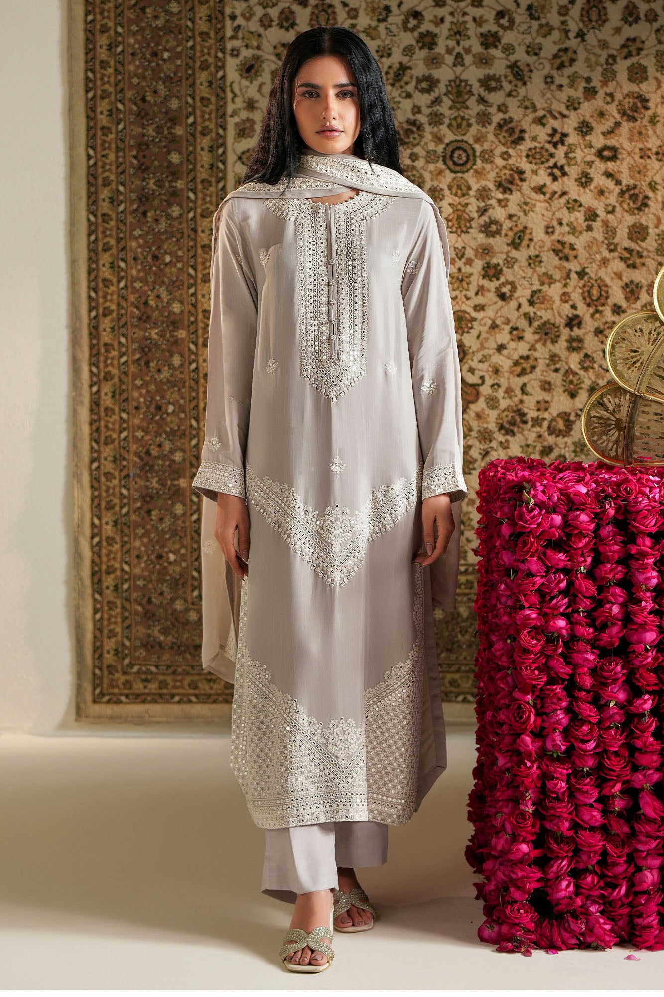 CELESTIAL ICE-2PC (SHIRT & DUPATTA)