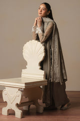 PURITAN GRAY -3PC (SHIRT, TROUSER & DUPATTA)