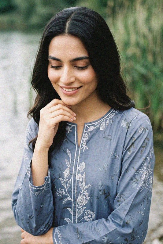 MISTY DAWN-2 PIECE PRINTED LAWN SUIT