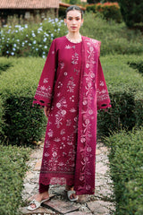 CRIMSON ROYALE-3PC EMBROIDERED LAWN SUIT