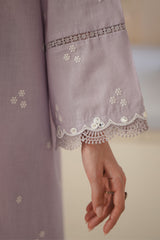 ORCHID PETAL-3PC EMBROIDERED LAWN SUIT