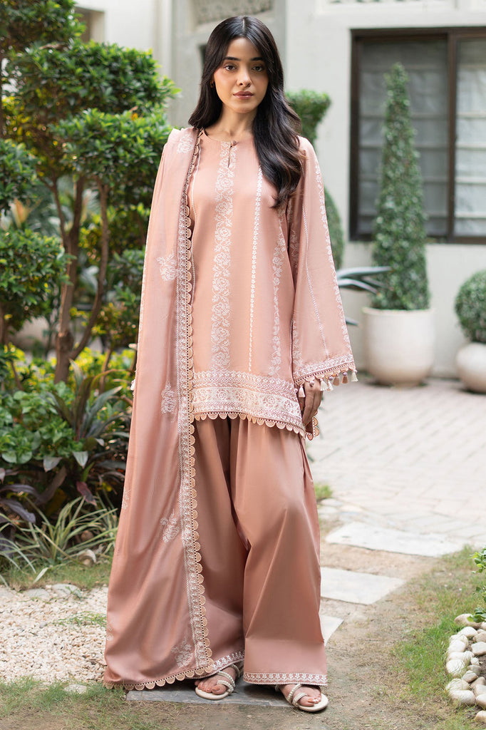 ROSETTE HAZE-3PC EMBROIDERED SUIT