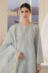 AQUA WHISPER-3PC (SHIRT, TROUSER & DUPATTA)