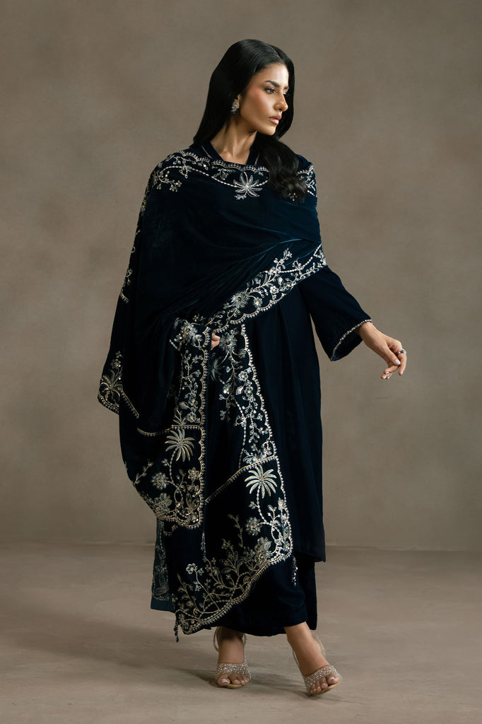COSMIC BLUE-SHAWL