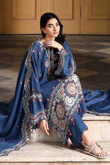 MOONLIT GARDEN-3PC MARINA EMBROIDERED SUIT