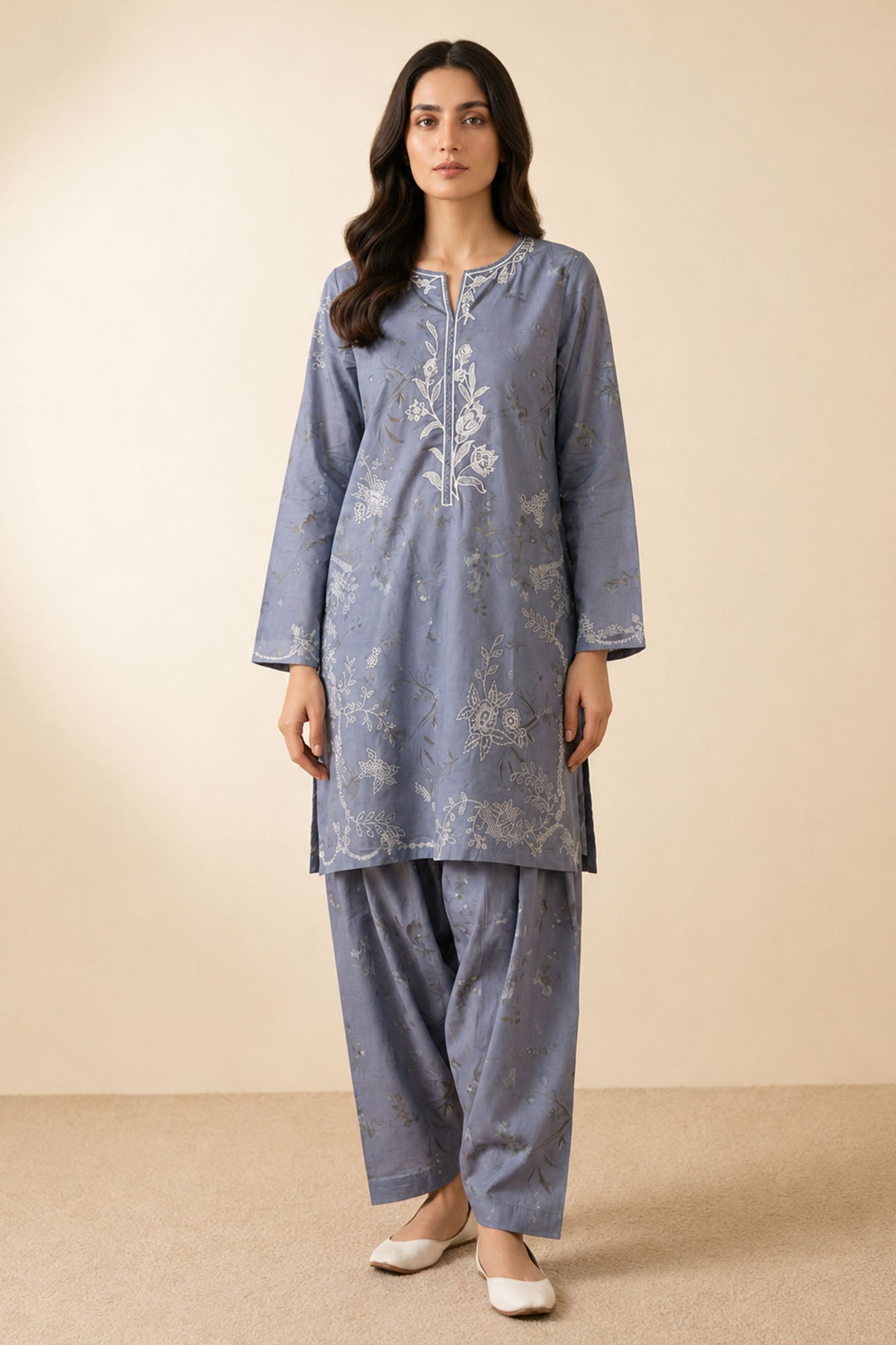 MISTY DAWN-2 PIECE PRINTED LAWN SUIT