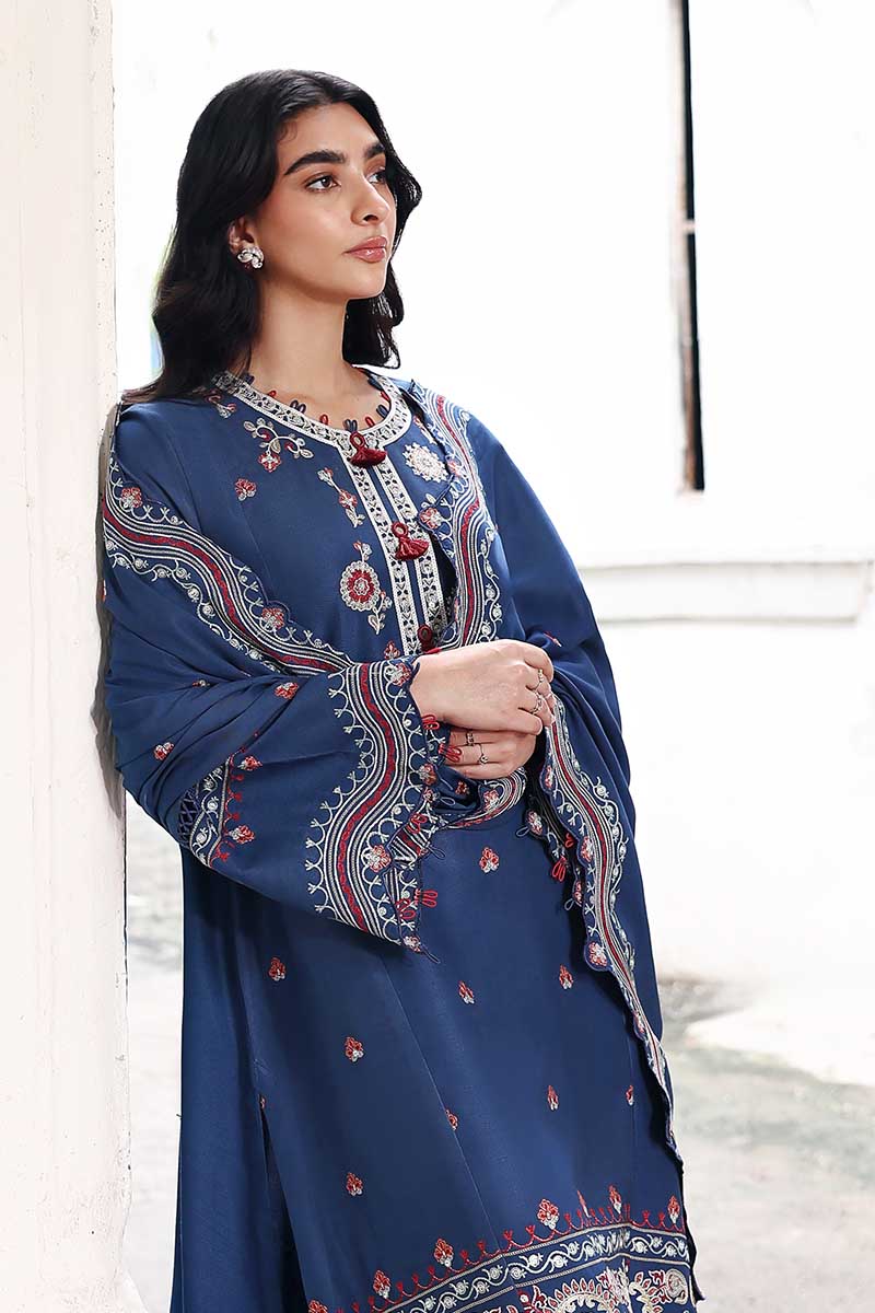 MOONLIT GARDEN-3PC MARINA EMBROIDERED SUIT