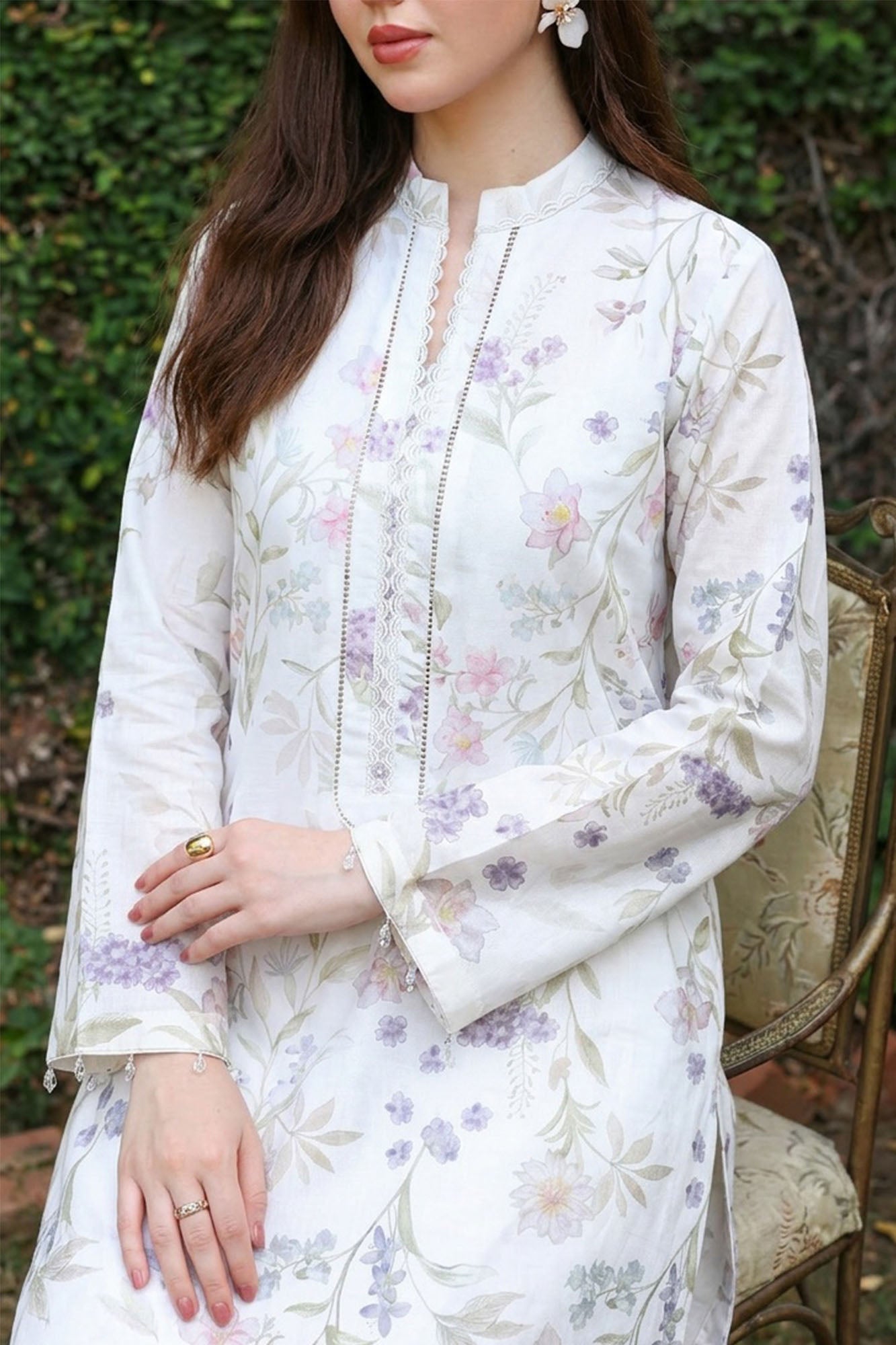 MEADOW DREAM-3PC (SHIRT, TROUSER & DUPATTA)
