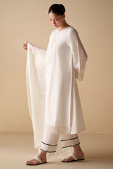 WHITE SERENITY-2PC (SHIRT & DUPATTA)