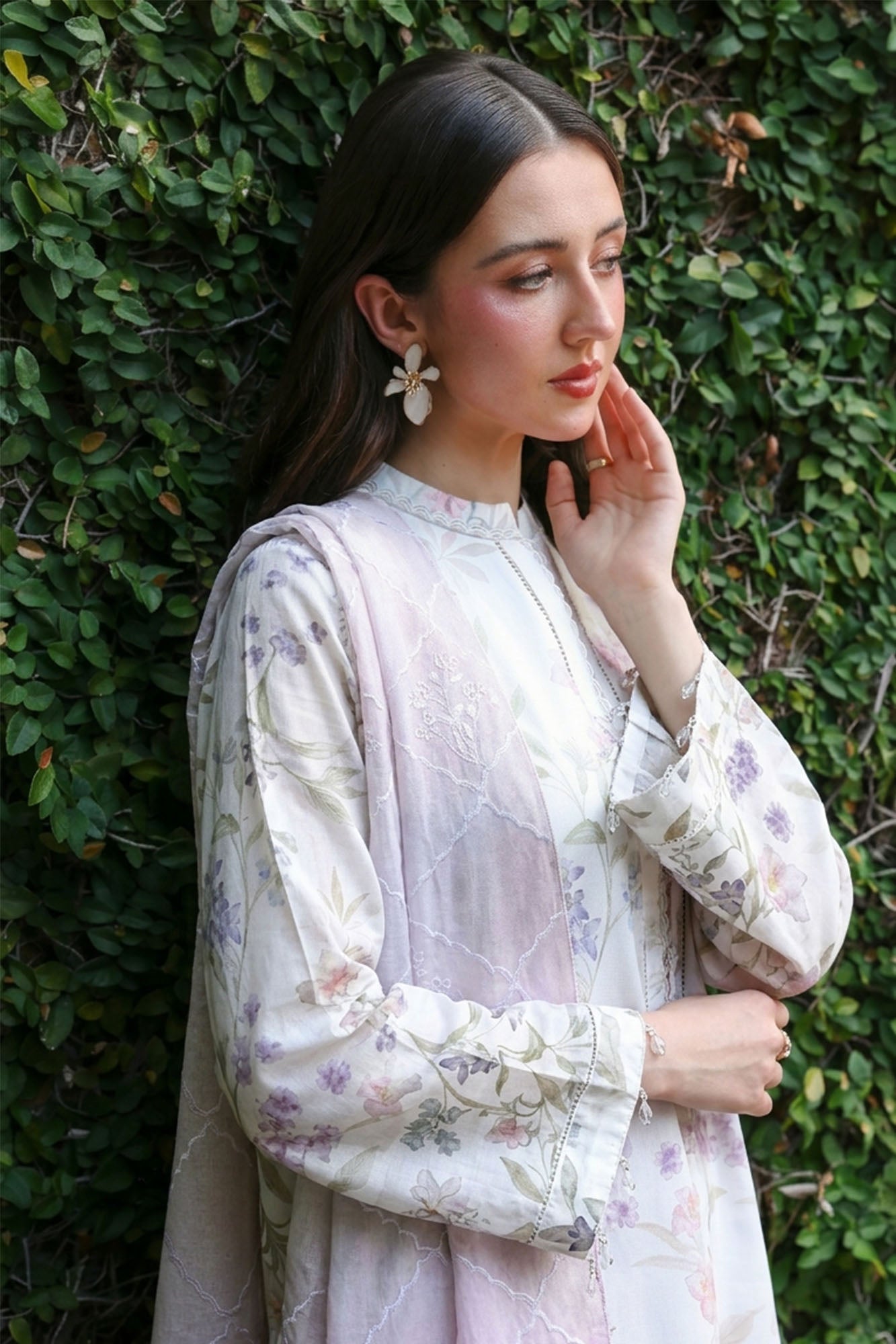 MEADOW DREAM-3PC (SHIRT, TROUSER & DUPATTA)