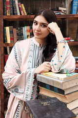 SUBTLE MAZE-3PC MARINA EMBROIDERED SUIT