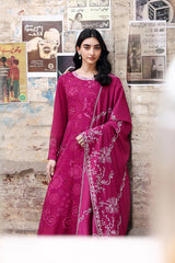 FUCHSIA THREAD-3PC MARINA PRINTED SUIT