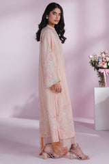 CORAL DREAM-3PC (SHIRT, TROUSER & DUPATTA)