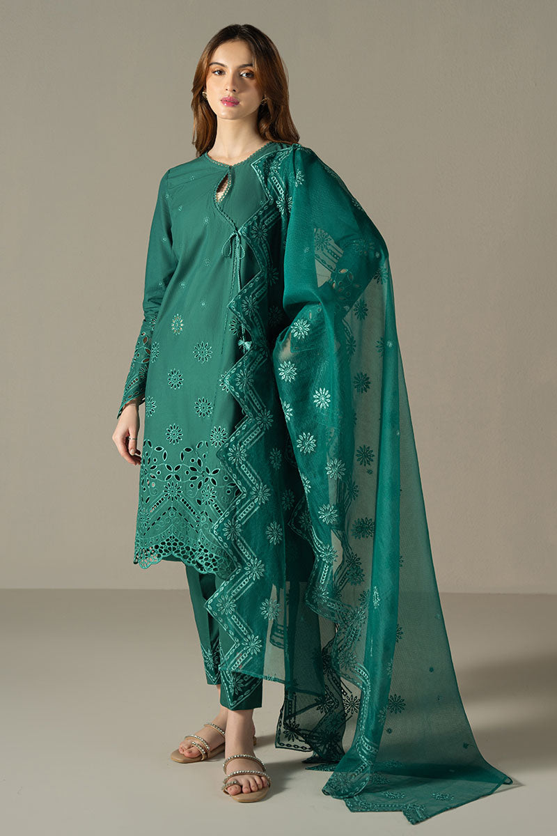 VERDENT FLORA- 3PC CHIKANKARI SUIT