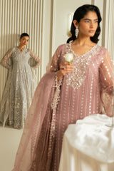 ENCHANTED GARDEN-3PC ORGANZA EMBROIDERED PRET