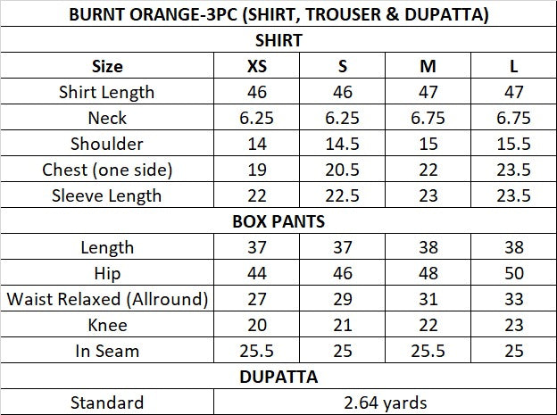 Size Guide