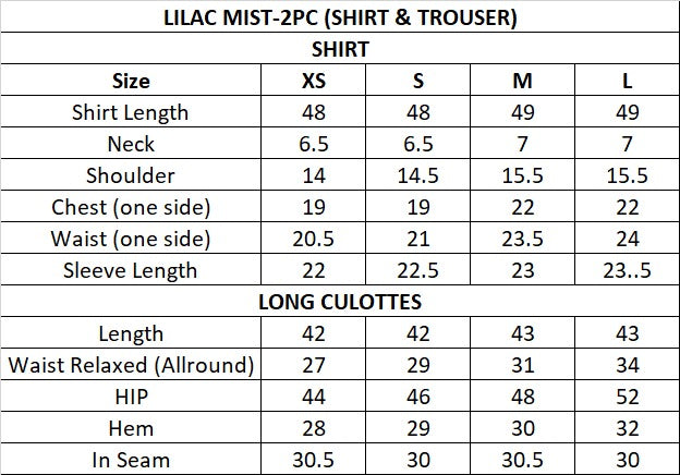 Size Guide