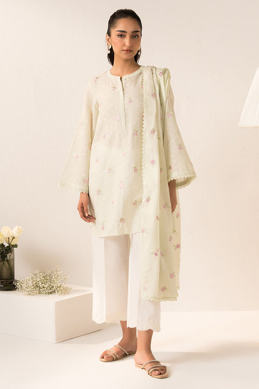 PSTACHIO PEARL-2PC (SHIRT & DUPATTA)