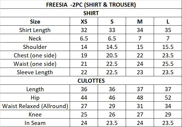 Size Guide