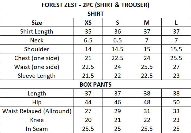 Size Guide