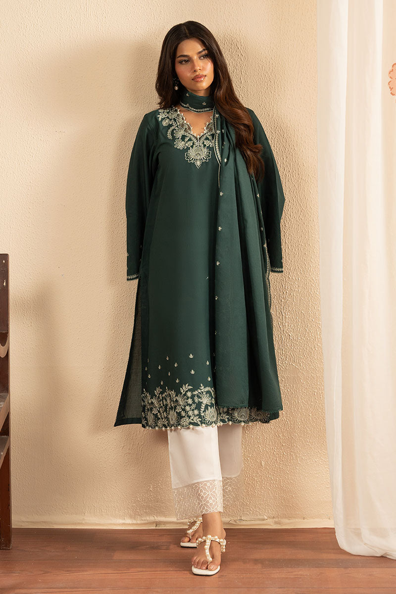 ALPINE GREEN-2PC (SHIRT & DUPATTA)