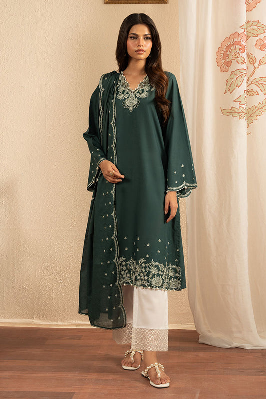 ALPINE GREEN-2PC (SHIRT & DUPATTA)