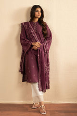 PURPLE GLOW-2PC (SHIRT & DUPATTA)