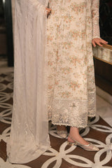 CRYSTAL DOVE-4PC EMBROIDERED CHIFFON SUIT