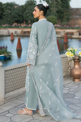 OCEAN SPRUCE-3PC (SHIRT, TROUSER & DUPATTA)