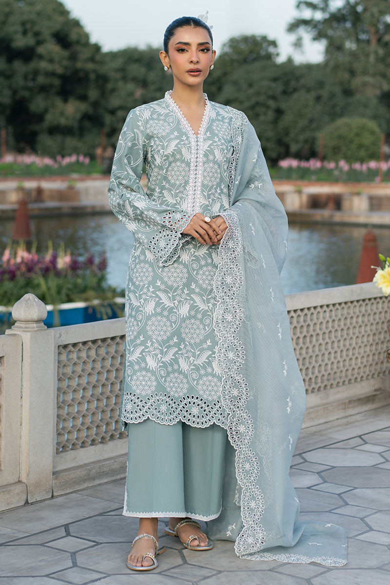 OCEAN SPRUCE-3PC (SHIRT, TROUSER & DUPATTA)