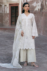 GARDEN CHARM-3PC CHIKANKARI SUIT