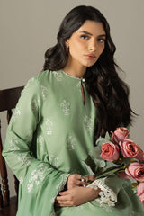 SAGE GARDEN-3PC CHIKANKARI SUIT