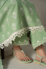 SAGE GARDEN-3PC CHIKANKARI SUIT