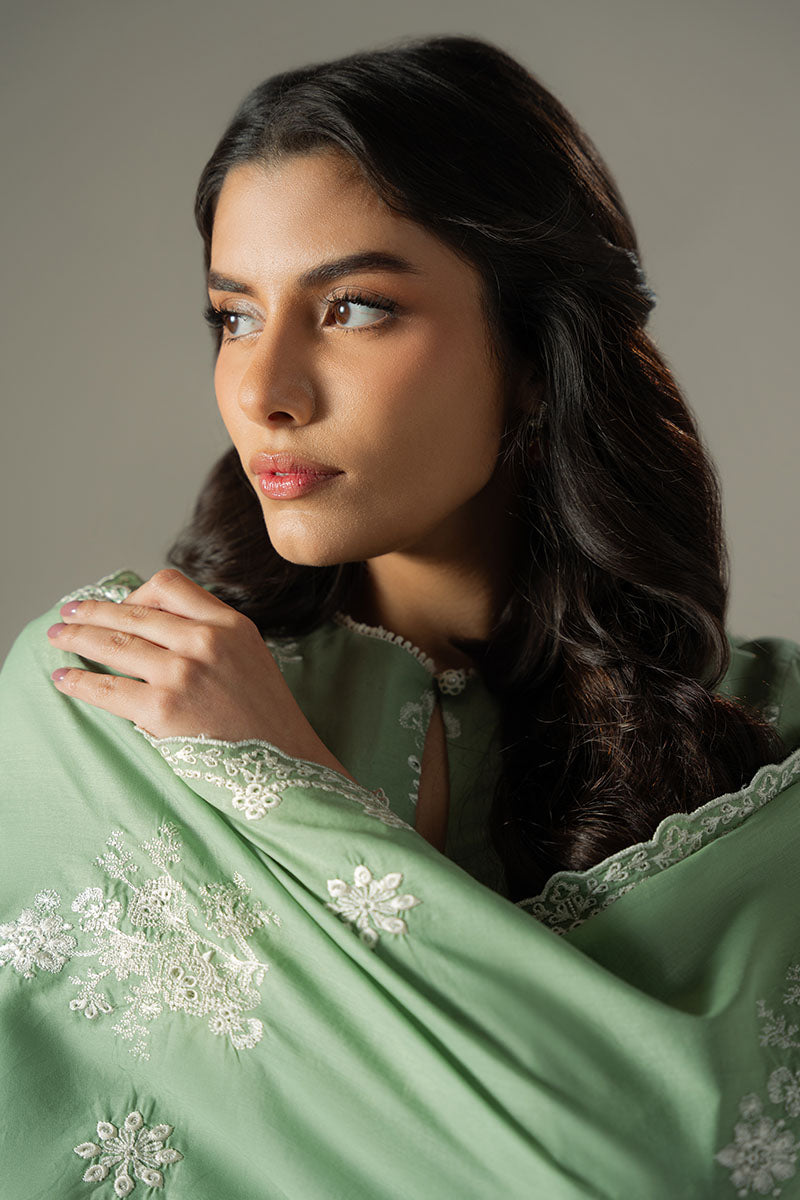 SAGE GARDEN-3PC CHIKANKARI SUIT