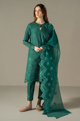 VERDENT FLORA- 3PC CHIKANKARI SUIT