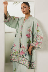 AQUA BLOOM-2PC (SHIRT & TROUSER)