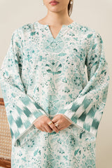 MINT COLD-2PC KHADDAR PRINTED SUIT