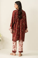 FLORAL SYMPHONY-2PC LINEN PRINTED SUIT