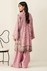 LILAC IMPRESSION-2PC LINEN PRINTED SUIT